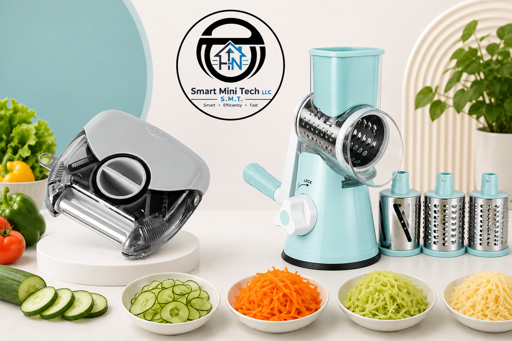 Ultimate Kitchen Prep Bundle – Rotary Vegetable Cutter + 3-in-1 Peeler